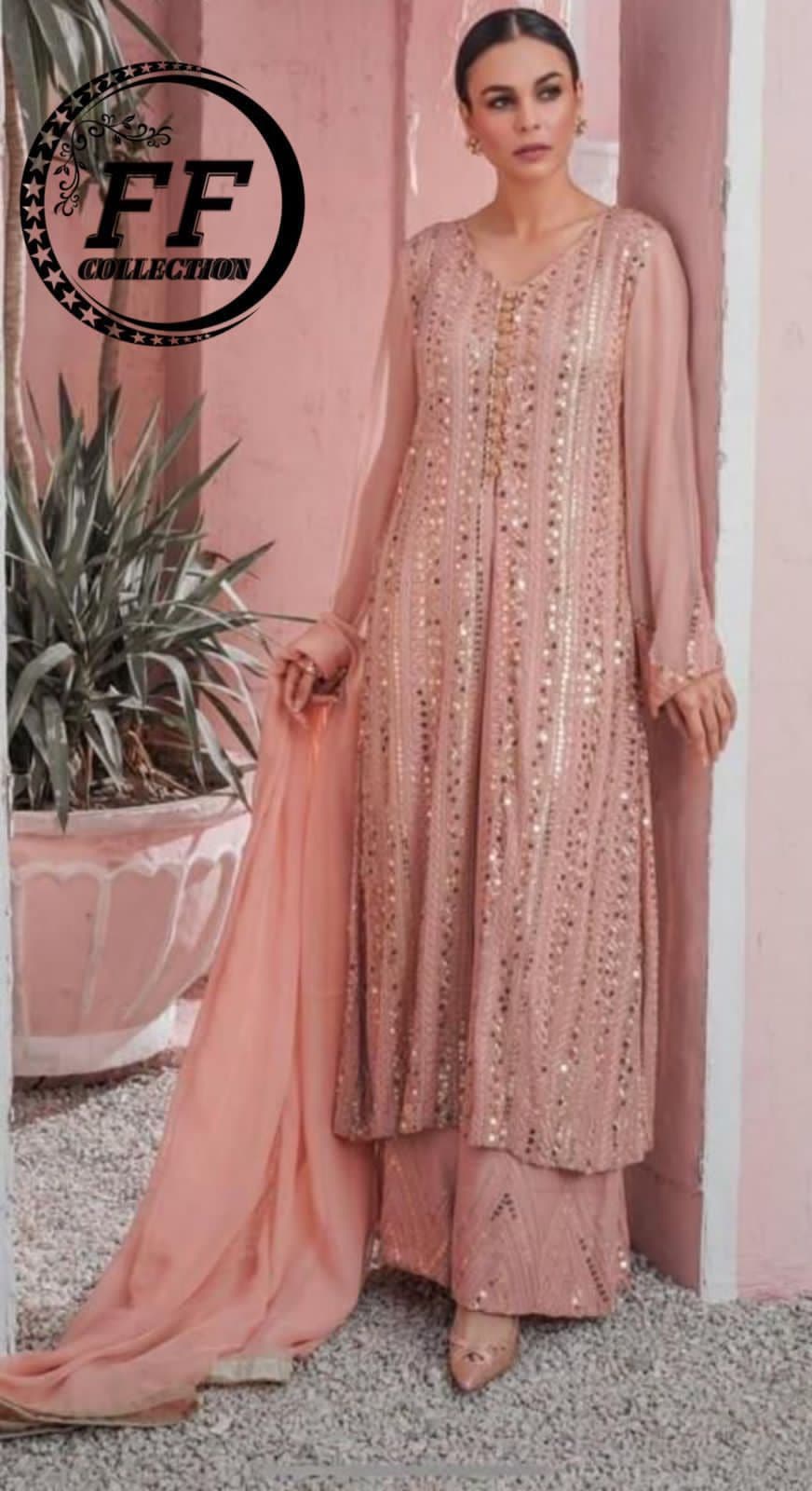 Laam Chiffon Suit-Replica Suits-Replica Zone