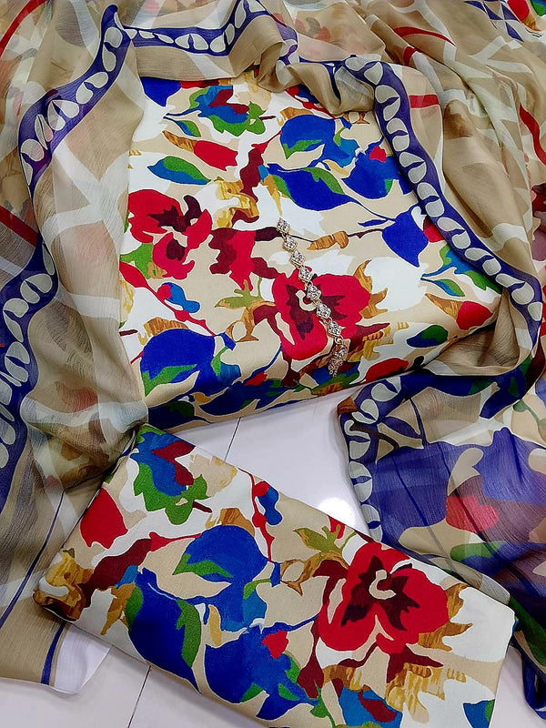 Printed Lawn Suit-Sale Suits-Replica Zone