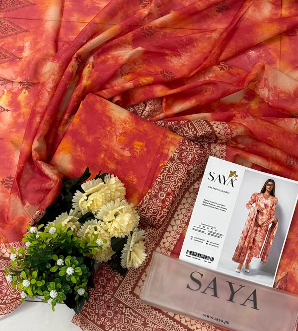 Saya Lawn Suit-Sale Suits-Replica Zone