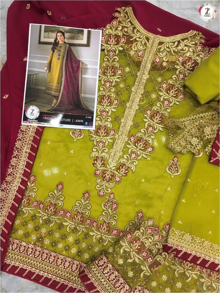 Asim Jofa Chiffon Suit-Replica Suits-Replica Zone