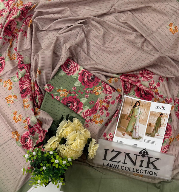 Iznik Lawn Suit-Sale Suits-Replica Zone