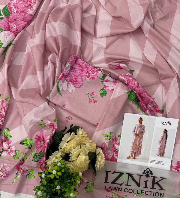 Iznik Lawn Suit-Sale Suits-Replica Zone