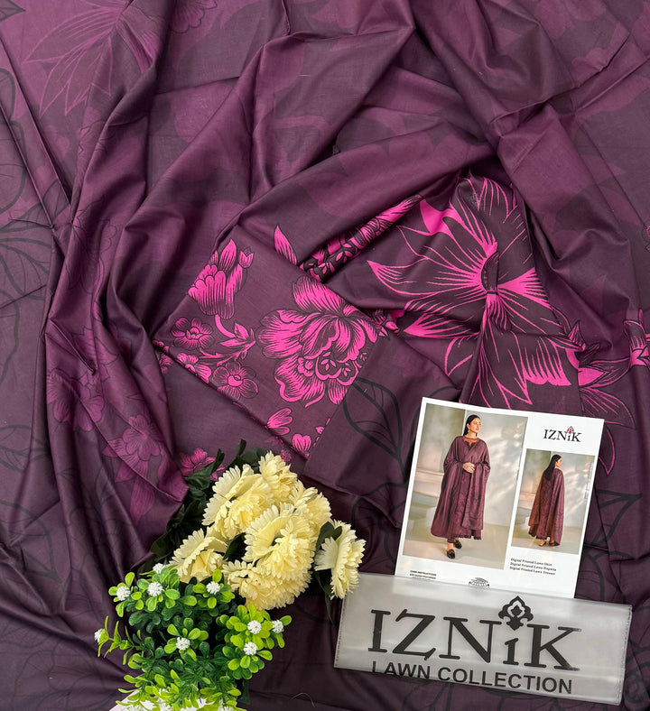 Iznik Lawn Suit-Sale Suits-Replica Zone