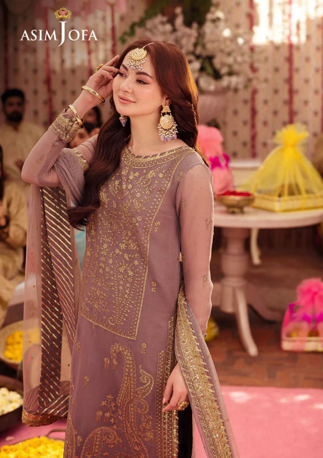 Asim Jofa Chiffon Suit-Replica Suits-Replica Zone