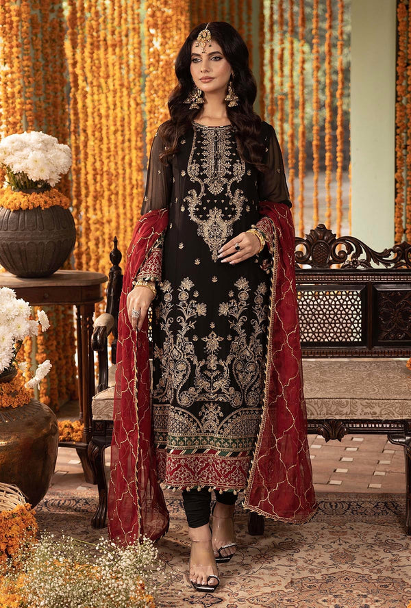 Adan Libas Chiffon Suit-Replica Suits-Replica Zone