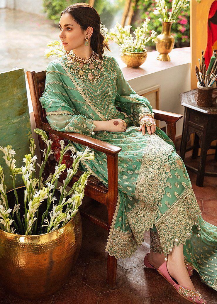 Afrozeh Chiffon Suit-Replica Suits-Replica Zone