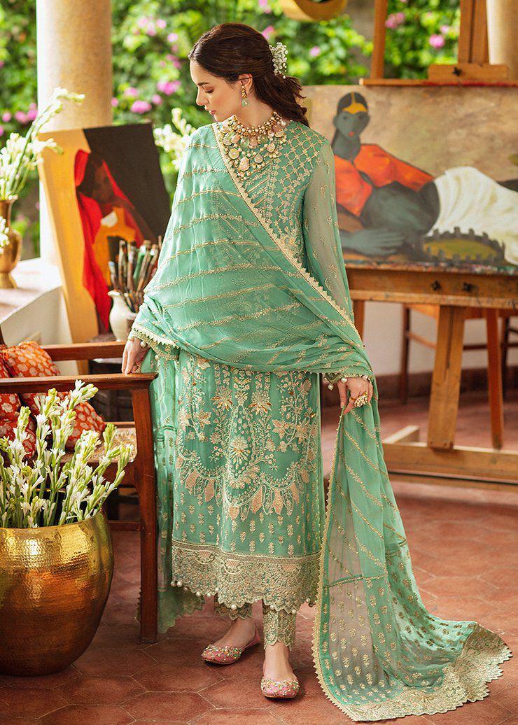 Afrozeh Chiffon Suit-Replica Suits-Replica Zone