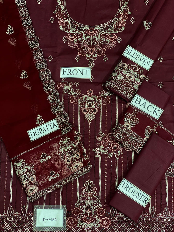 Afrozeh Cotton Suit-Cotton Suits-Replica Zone