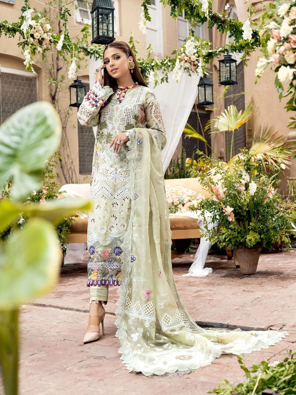 Afrozeh Lawn Suit-Lawn Suits-Replica Zone