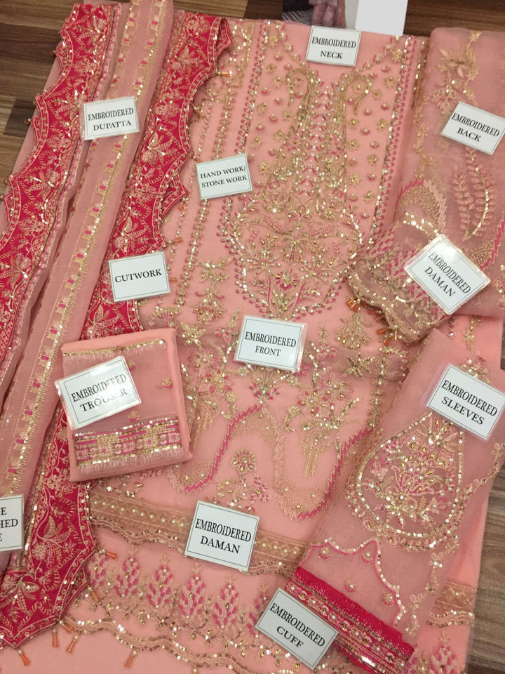 Afrozeh Organza Suit-Replica Suits-Replica Zone