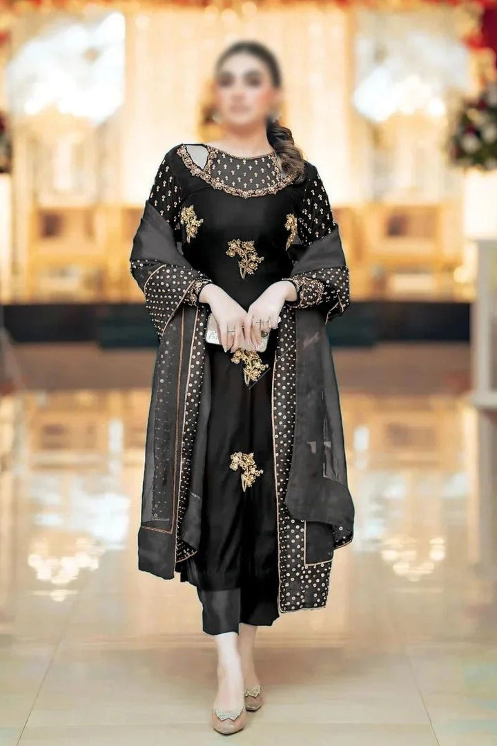 Afrozeh Velvet Suit-Replica Suits-Replica Zone