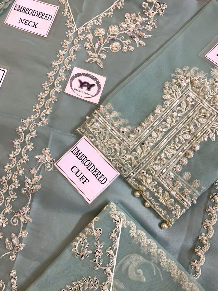 Agha Noor Organza Suit-Replica Suits-Replica Zone