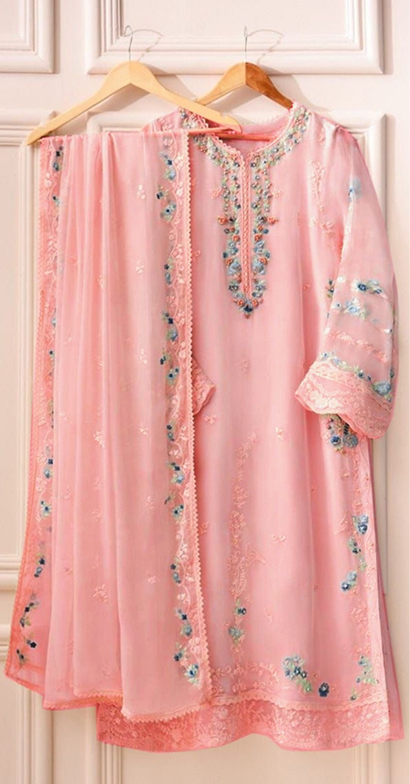 Agha Noor-Pink-Chiffon-Replica Zone