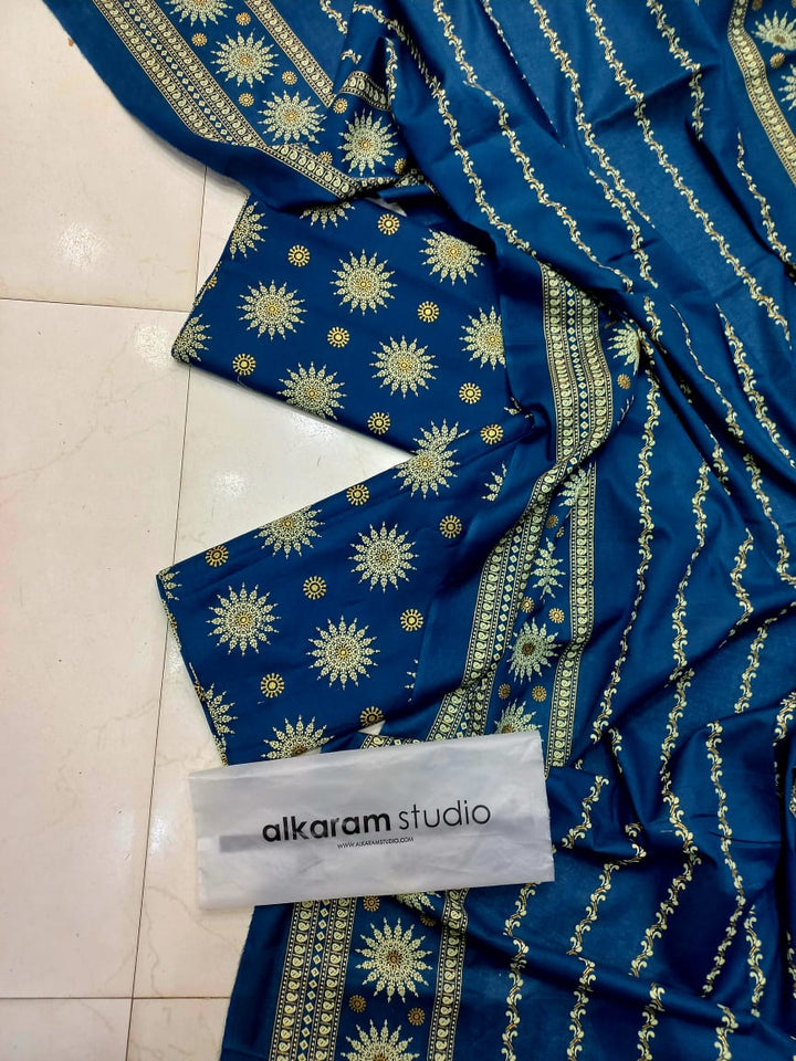 Al Karam Lawn Suit-Sale Suits-Replica Zone