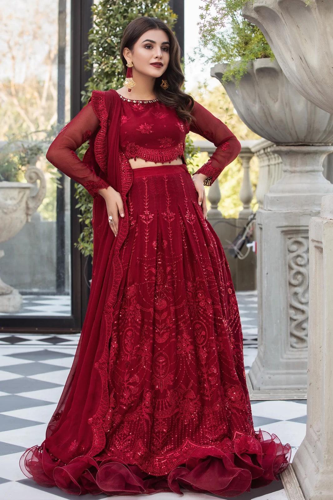 Alizeh Chiffon Frock-Bridal Suits-Replica Zone