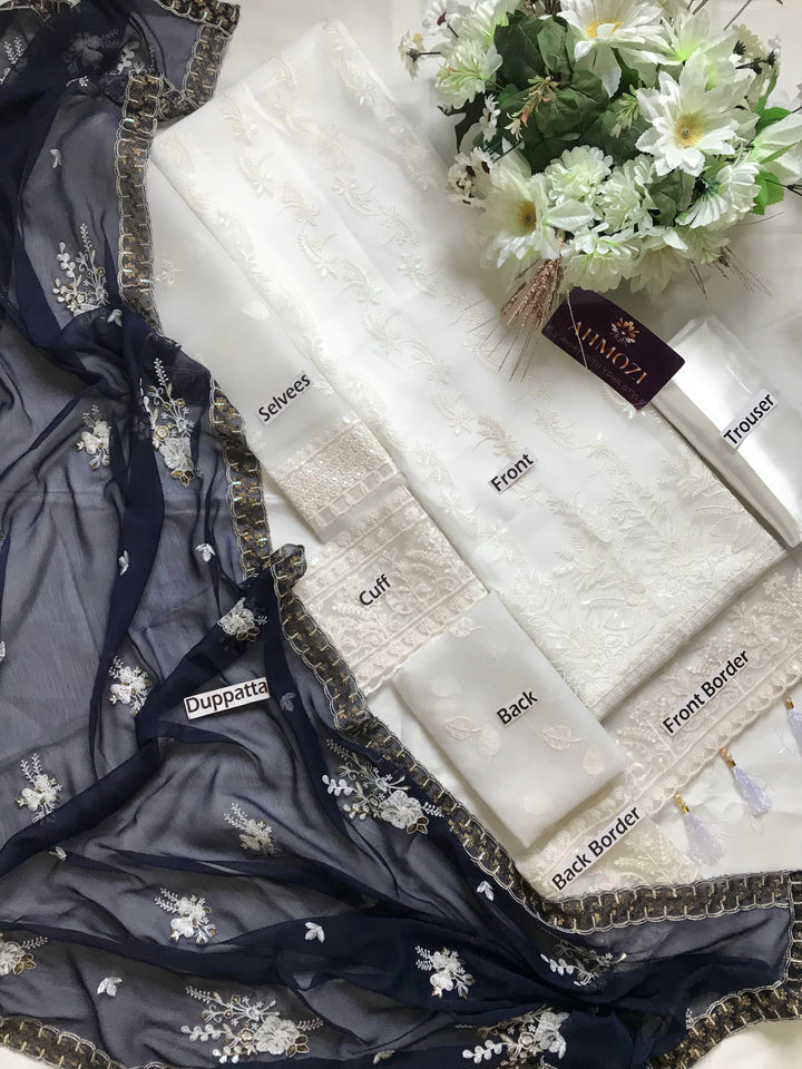 Alizeh Organza Suit-Replica Suits-Replica Zone