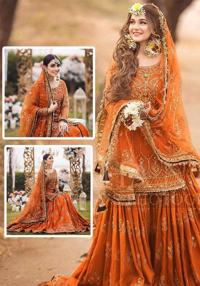 Ansab Jahangir Net Bridal Suit-Bridal Suits-Replica Zone