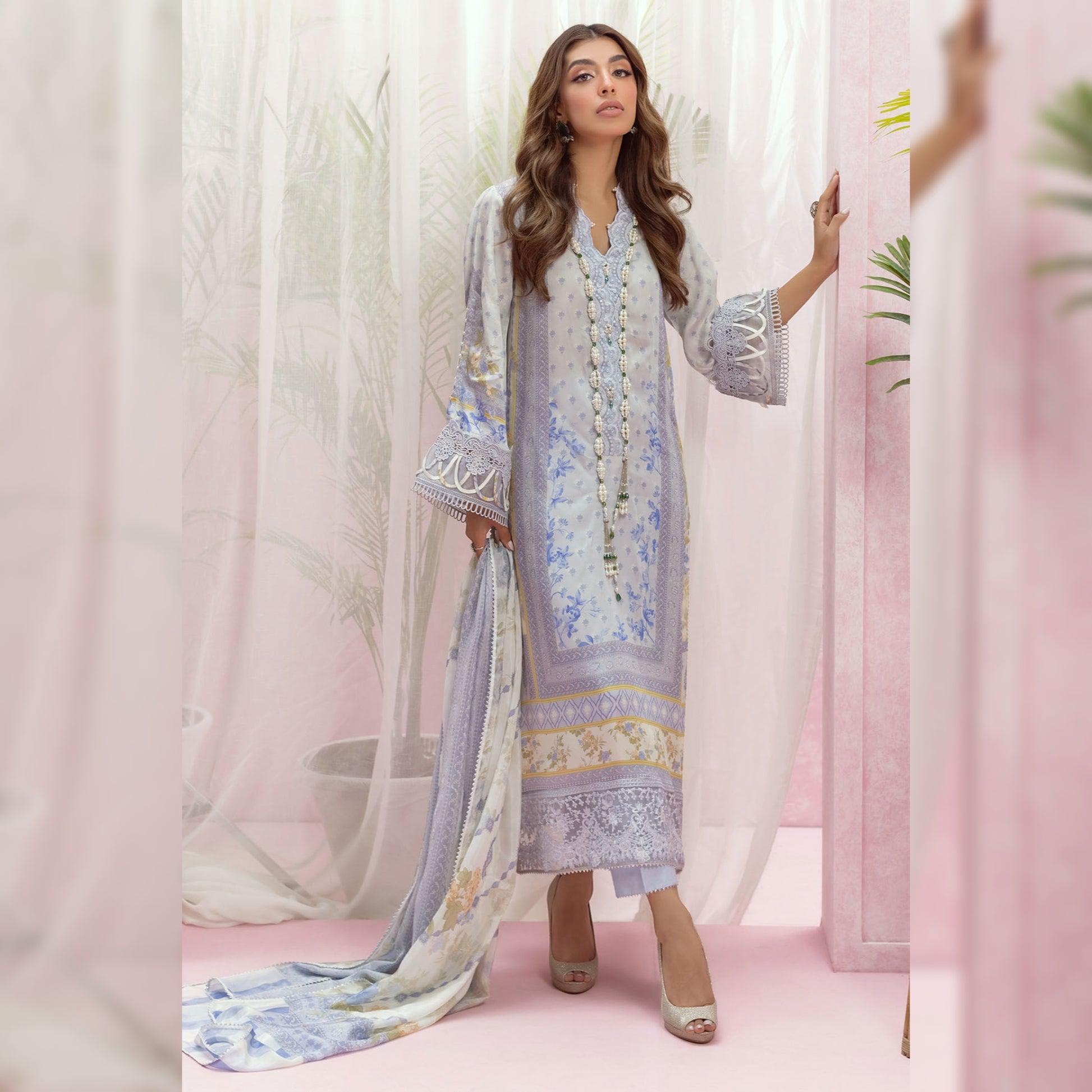 Anus Abrar Lawn Suit-Lawn Suits-Replica Zone