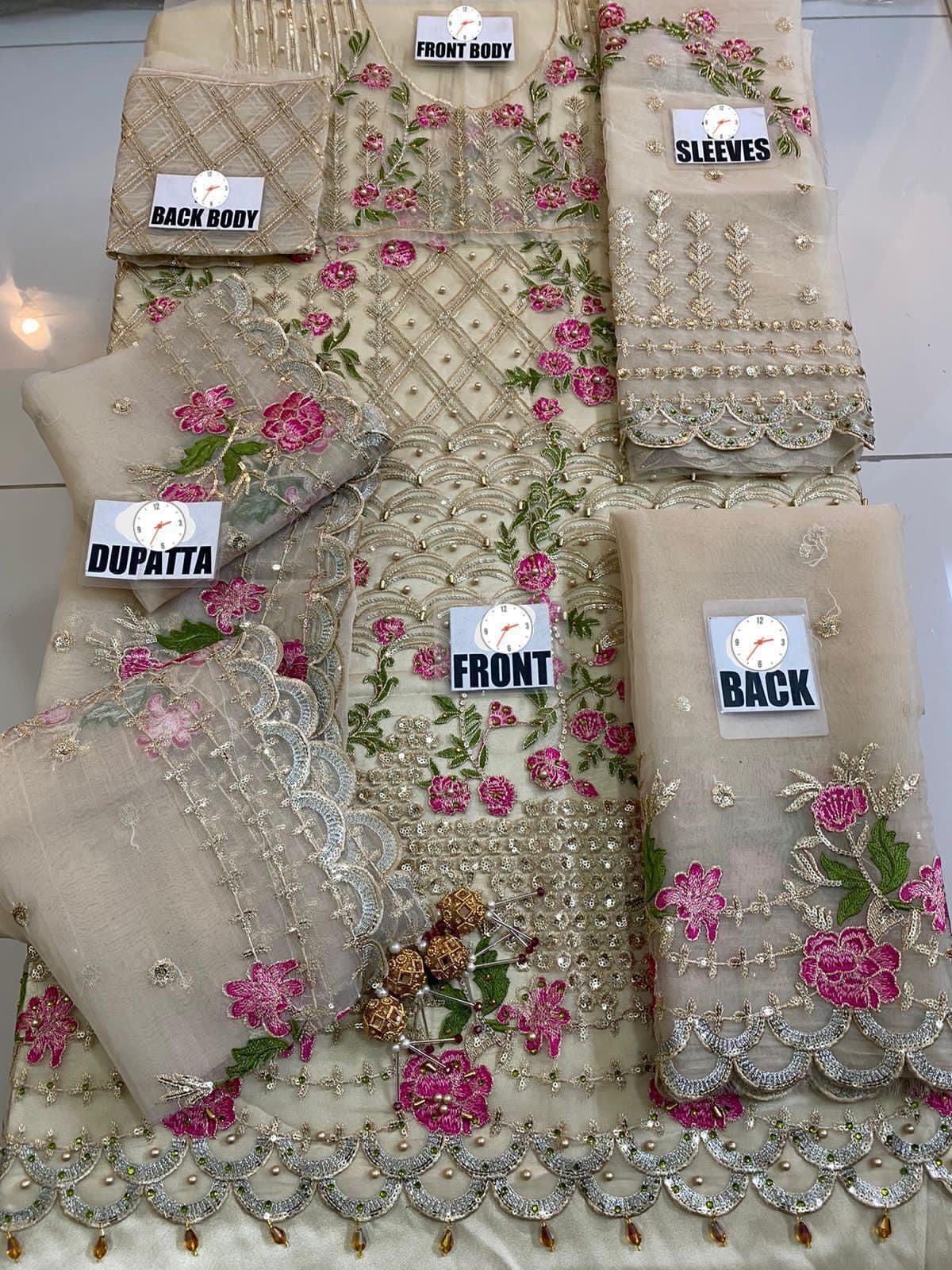 Asifa Nabeel Organza Frock-Bridal Suits-Replica Zone