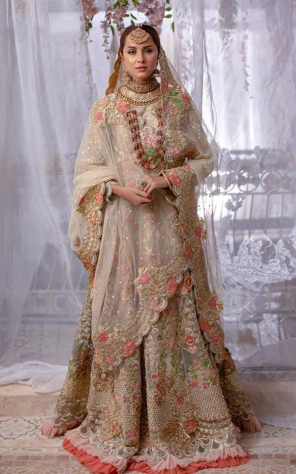 Asifa Nabeel Organza Frock-Bridal Suits-Replica Zone