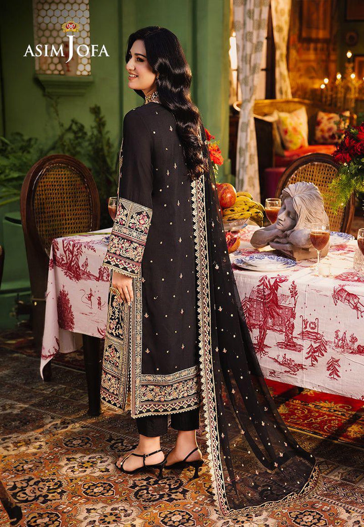 Asim Jofa Chiffon Suit-Replica Suits-Replica Zone