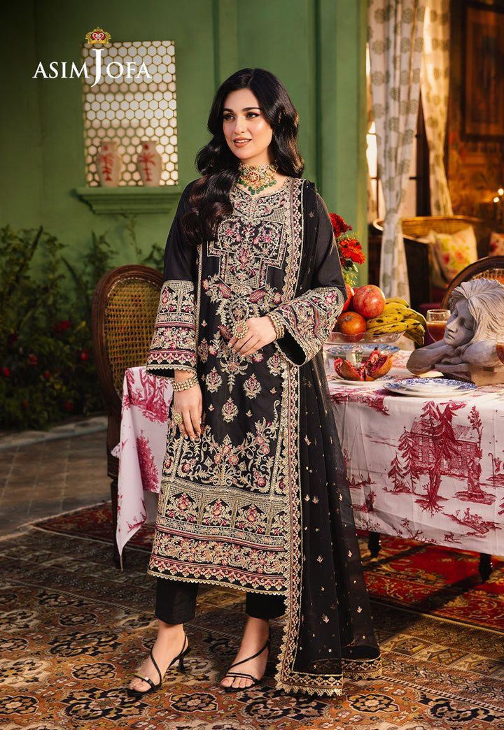 Asim Jofa Chiffon Suit-Replica Suits-Replica Zone