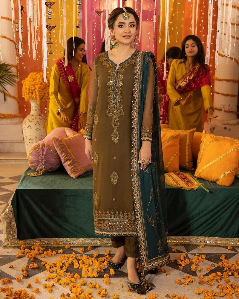 Asim Jofa Chiffon Suit-Replica Suits-Replica Zone