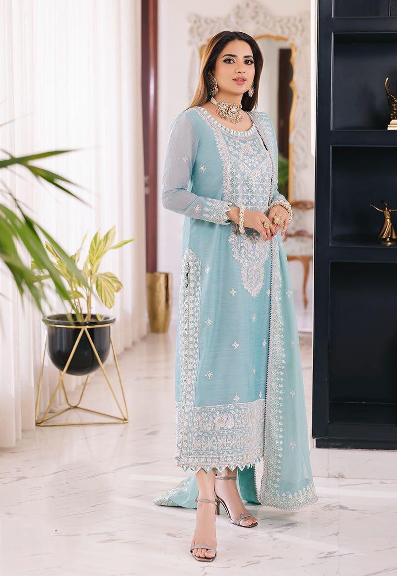 Asim Jofa Chiffon Suit-Replica Suits-Replica Zone