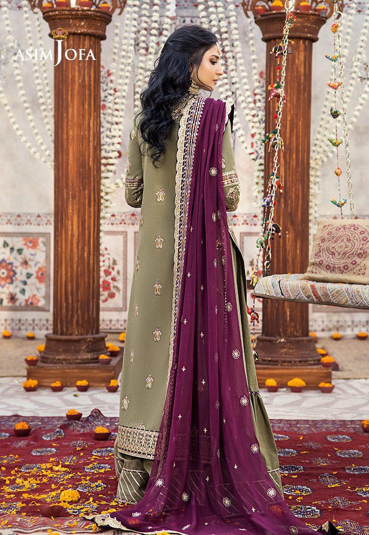 Asim Jofa Chiffon Suit-Replica Suits-Replica Zone