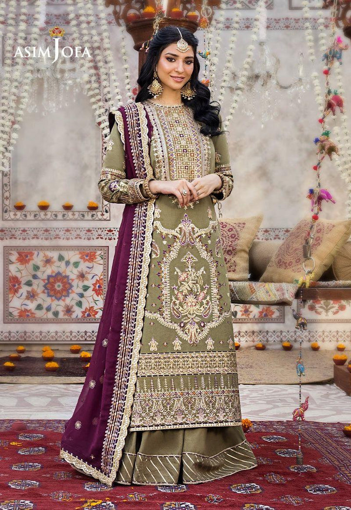 Asim Jofa Chiffon Suit-Replica Suits-Replica Zone