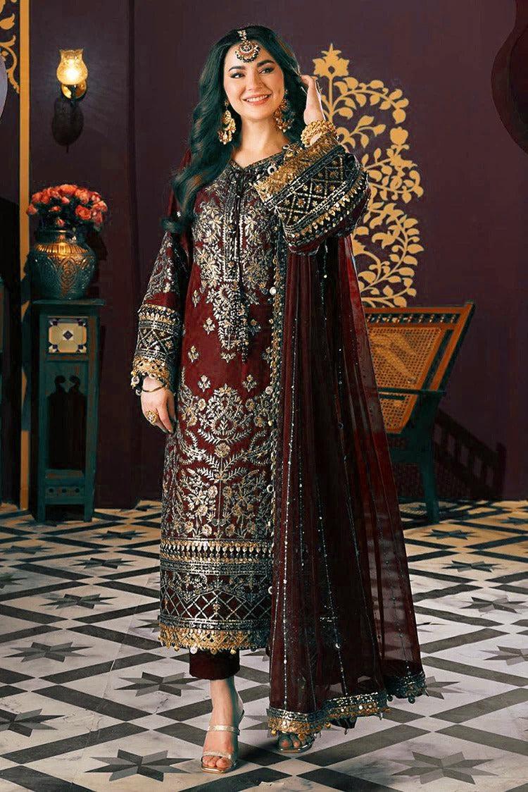 Asim Jofa Chiffon Suit-Replica Suits-Replica Zone