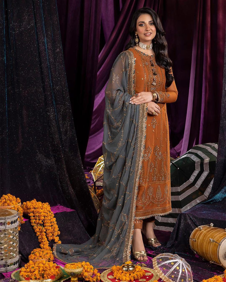 Asim Jofa Chiffon Suit-Replica Suits-Replica Zone