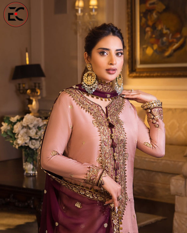 Asim Jofa Chiffon Suit-Replica Suits-Replica Zone