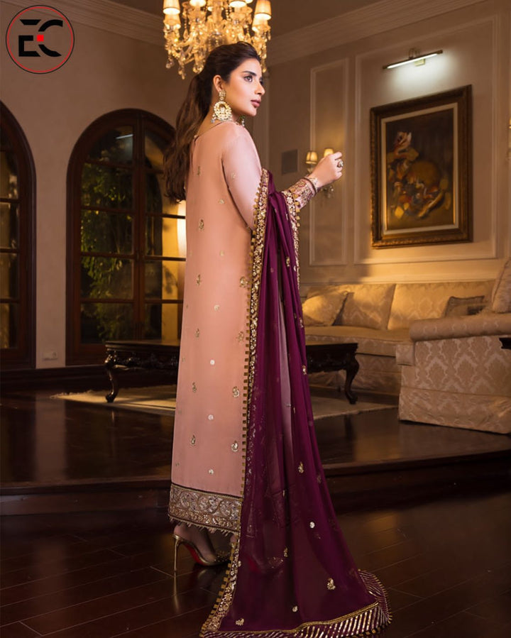 Asim Jofa Chiffon Suit-Replica Suits-Replica Zone