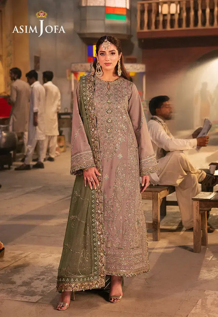 Asim Jofa Chiffon Suit-Replica Suits-Replica Zone