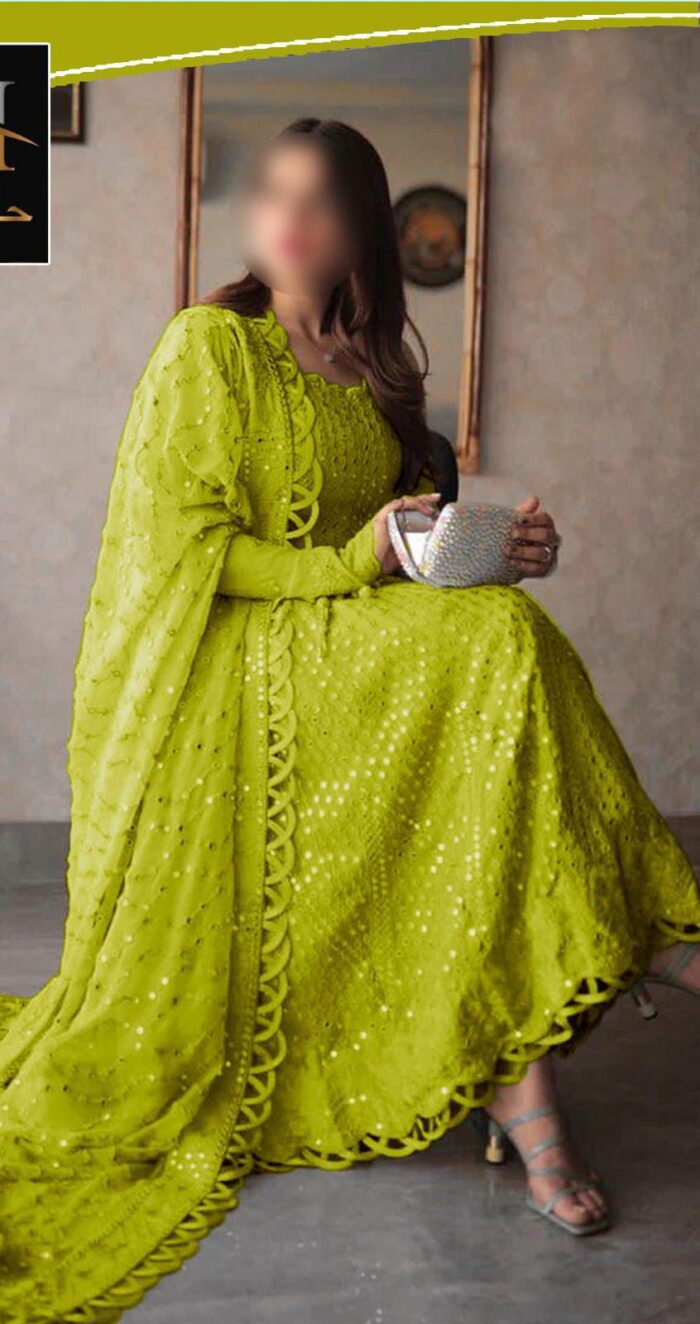 Asim Jofa-Green-Chiffon-Replica Zone