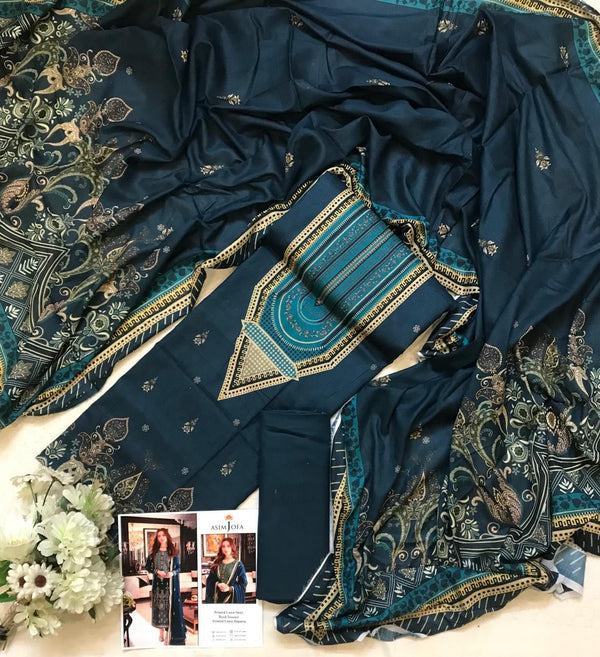 Asim Jofa Lawn Suit-Sale Suits-Replica Zone