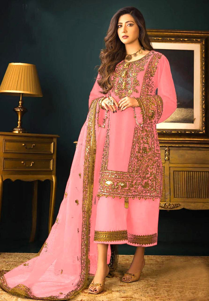 Asim Jofa Organza Suit-Replica Suits-Replica Zone