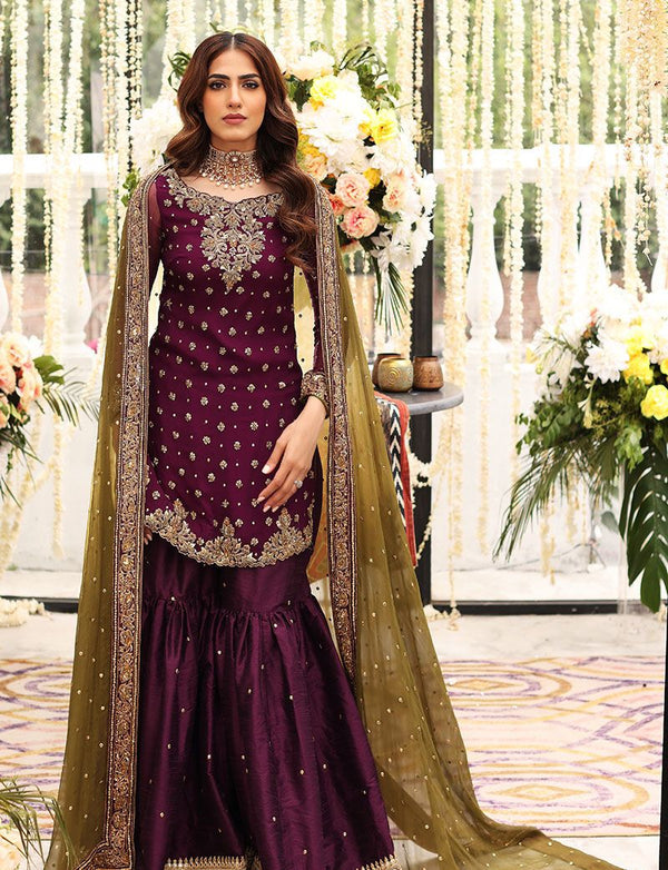 Ayesha Imran Chiffon Bridal Suit-Bridal Suits-Replica Zone