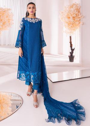 Azure Chiffon Suit-Replica Suits-Replica Zone