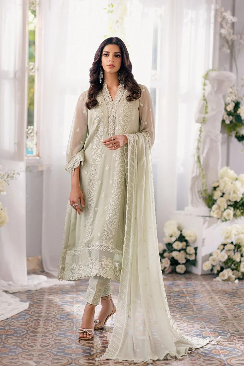 Azure Chiffon Suit-Replica Suits-Replica Zone