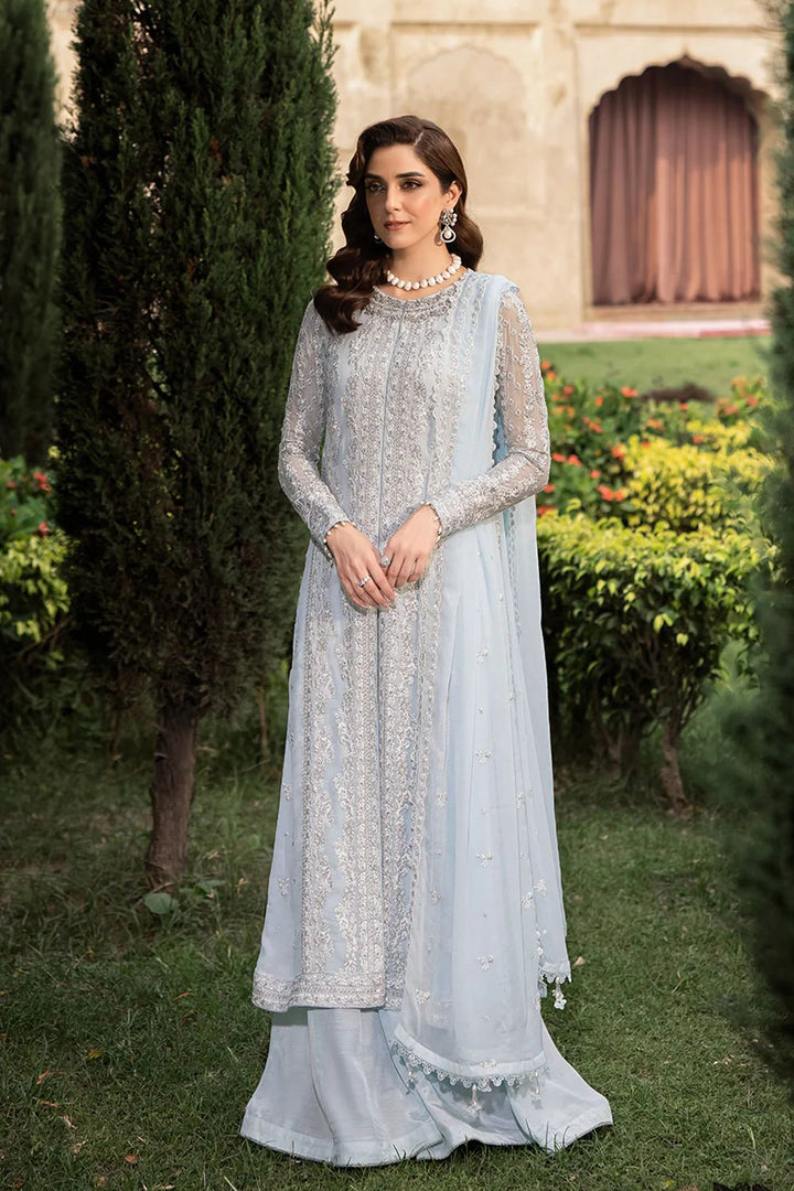 Azure Chiffon Suit-Replica Suits-Replica Zone