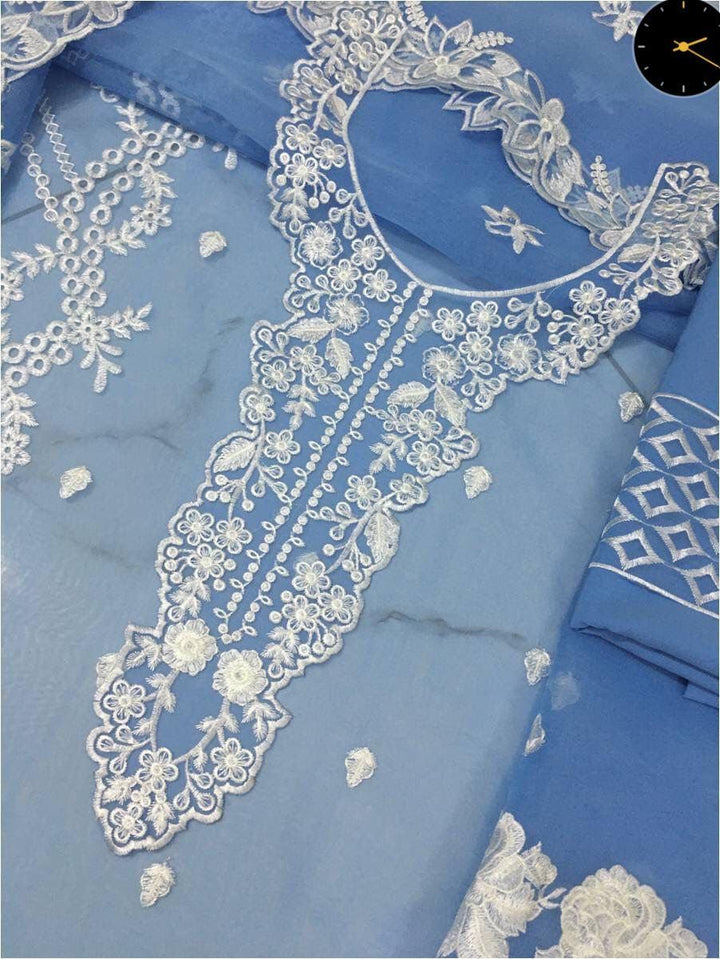 Azure Organza Suit-Replica Suits-Replica Zone