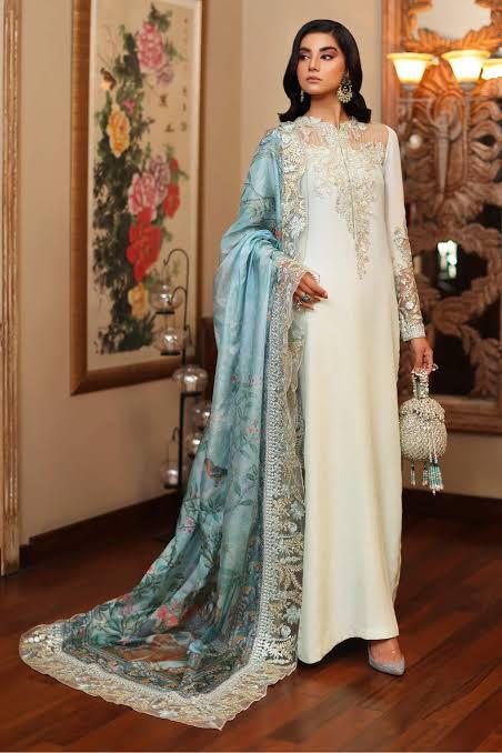 Azure Silk Suit-Replica Suits-Replica Zone