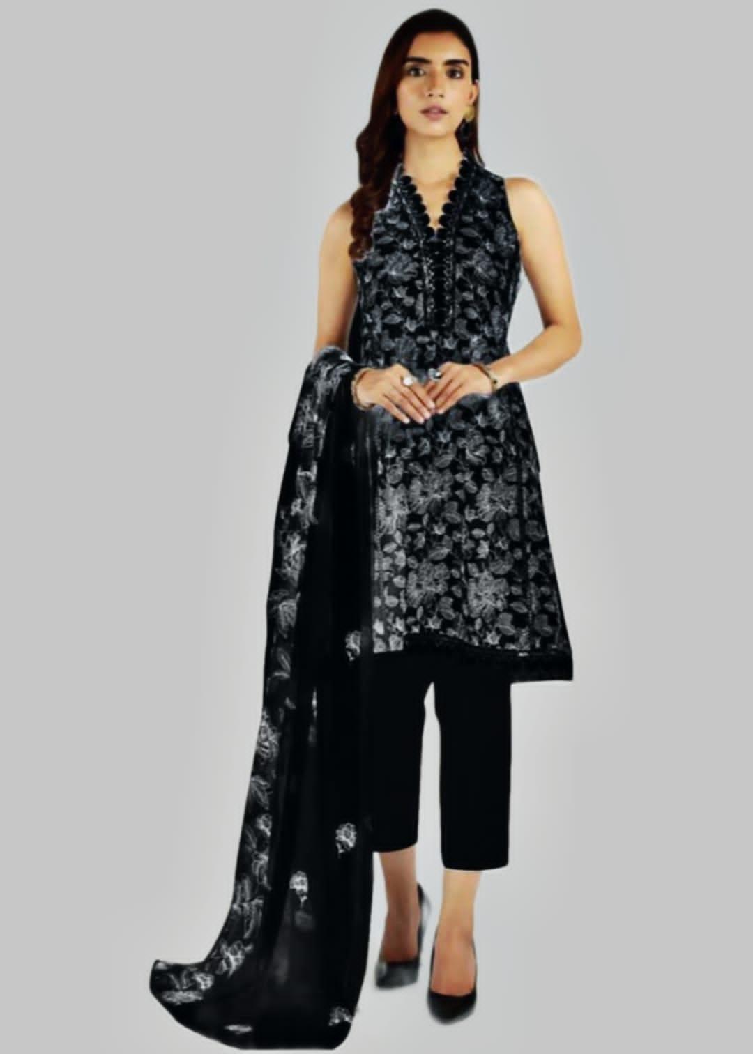 Bareeze Cotton Suit-Cotton Suits-Replica Zone