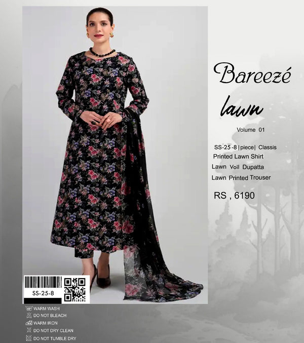 Bareeze Lawn Suit-Sale Suits-Replica Zone