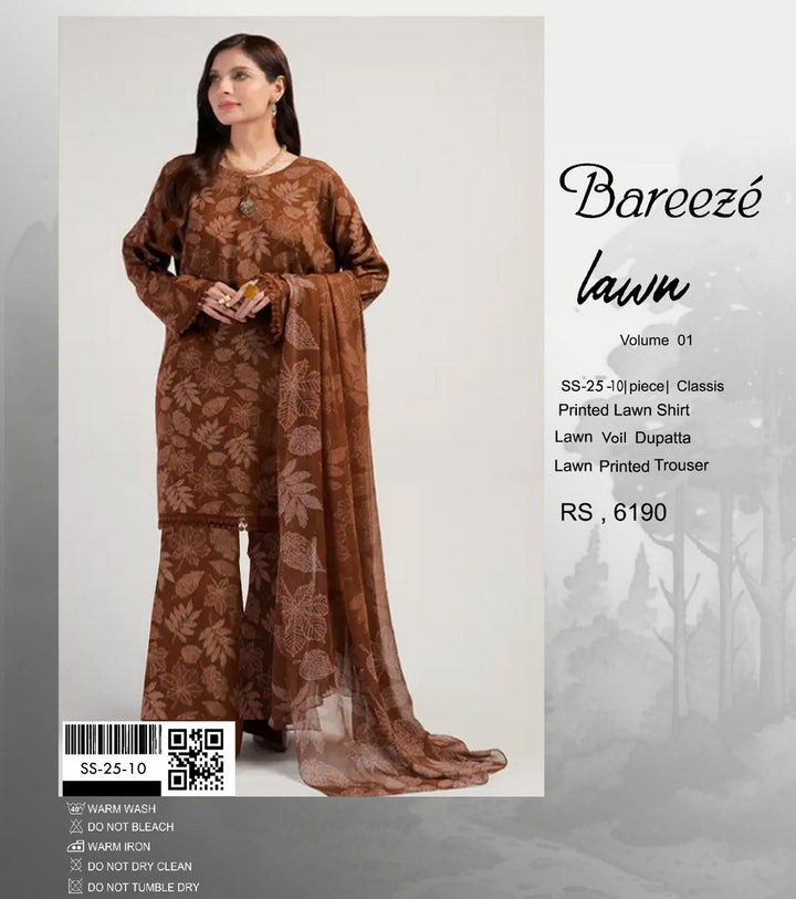 Bareeze Lawn Suit-Sale Suits-Replica Zone