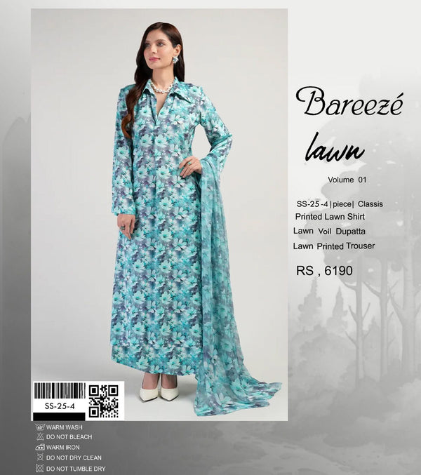 Bareeze Lawn Suit-Sale Suits-Replica Zone