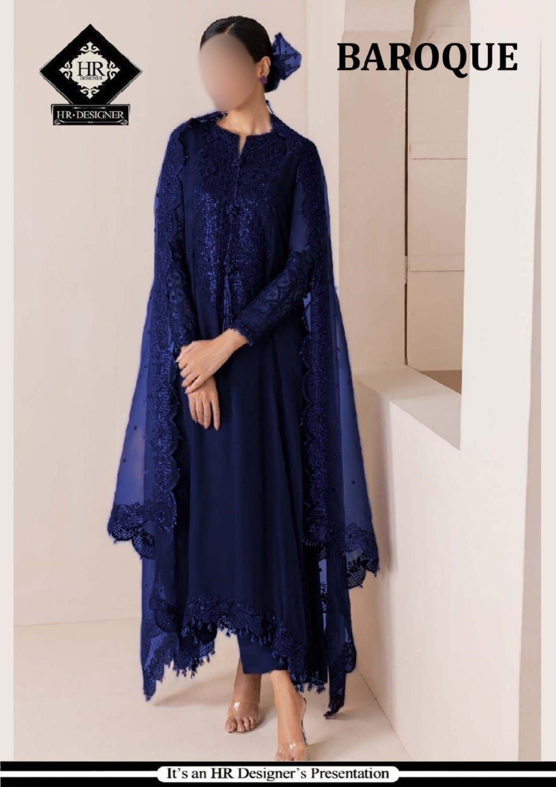 Baroque Chiffon Suit-Replica Suits-Replica Zone