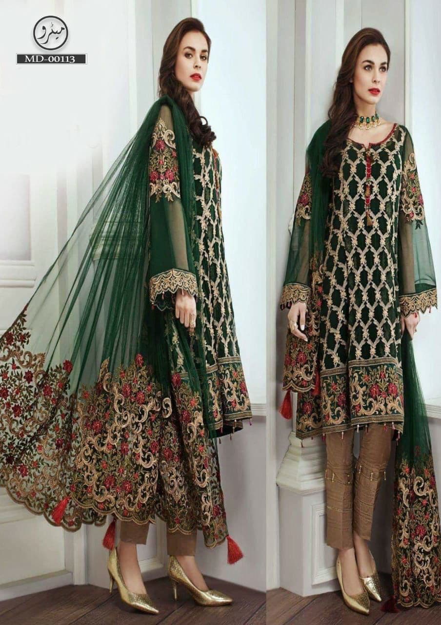 Baroque Chiffon Suit-Replica Suits-Replica Zone